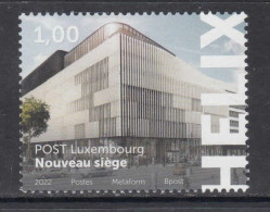 2022 Luxembourg New Headquarters Of Post Luxembourg Complete Set Of 1 MNH  @ BELOW FACE VALUE - Nuovi