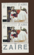1991 Nov. COB Ex 1420-1433  S.S. Le Pape J-P 2.  Paire**.    Pope Johanes-Paulus - Nuevos