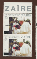 1991 Nov. COB Ex 1420-1433  S.S. Le Pape J-P 2.  Paire**.    Pope Johanes-Paulus - Nuevos