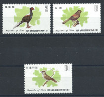 Formose N°1106/08**(MNH) 1977 - Oiseaux De Taiwan - Unused Stamps