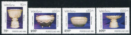 LAOS 1995 - YT 1178-81 ; Mi# 1461-64 ; Sc 1217-20 MNH Antique Vessels - Laos