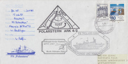 Germany  FS Polarstern Heli Flight From Polarstern To Arctic Sea  15.6.1987 (SX173) - Polar Flights