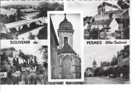 70 - PESMES - T.Belle Carte Multi Vues " Souvenir De " - Pesmes