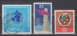 DDR  1748, 1798 + 1813 , O  (F 1620) - Gebraucht