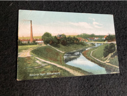 #0993 Hilversum Gooische Vaart + Fabriekstoren 1908 - Hilversum