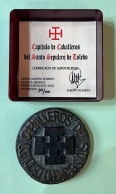 CREXP286 MEDALLA CAPITULO DE CABALLEROS DEL SANTO SEPULCRO DE TOLEDO 2003 196 GRMOS NUEVA - Professionnels/De Société