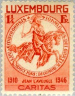 LUXEMBOURG - Sceau Du Comte Jean L'Aveugle (1296-1346) (orange) - Autres & Non Classés