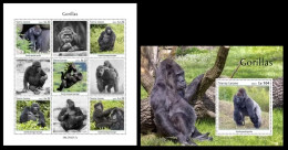 Sierra Leone 2023 Gorillas.  (217) OFFICIAL ISSUE - Gorilla