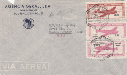 Portuguese Lourenço Marques, Carta Circulada De L. Marques Para United States Of America Em 1942 - Lourenco Marques