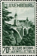 LUXEMBOURG - Université, Caisse D'épargne Et Pont Adolphe (vert Foncé) - Andere & Zonder Classificatie