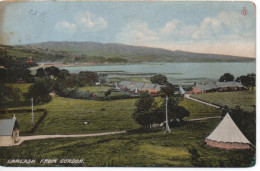 LAMLASH FROM GORDON - ISLE OF ARRAN - BUTE - POSTALLY USED FROM LAMLASH 1913? MILITARY ADDRESS - Bute