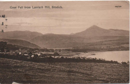 GOAT FELL FROM LAMLASH HILL - BRODICK - ISLE OF ARRAN - WITH ADROSSAN AYR POSTMARK 1921 - Bute