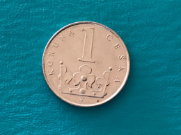 Münze Münzen Umlaufmünze Tschechien 1 Koruna 1993 - Tschechische Rep.