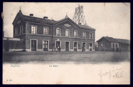 +++ CPA - ENGHIEN - EDINGEN - La Gare    // - Edingen