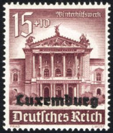 LUXEMBOURG - Surimpression Sur Le Timbre Du Reich - 1940-1944 Deutsche Besatzung