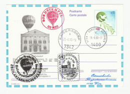 BALLOONING - Special UN FLIGHT Postal STATIONERY Cover 1990 United Nations Hot Air Balloon Card - Brieven En Documenten