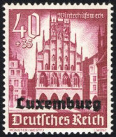 LUXEMBOURG - Surimpression Sur Le Timbre Du Reich - 1940-1944 Deutsche Besatzung