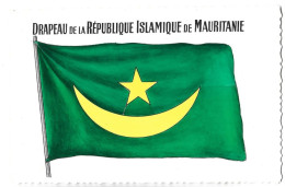 DRAPEAU DE LA REPUBLIQUE ISLAMIQUE DE MAURITANIE - Connaissance Du Monde Par Ses Emblèmes Et Drapeaux - Mauritania