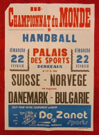 Handball World Championship Bordeaux France Poster - Balonmano