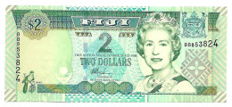 FIDJI ,Réserve Bank 2 Dollar (2002 ) ELISABETH II   # 104   . NEUF - Fidschi