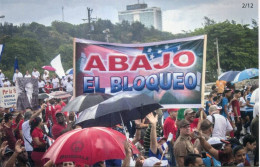 Lote PEP1493, Cuba, Entero Postal, Stationery, Workers Day, 1o De Mayo, 2-12, Abajo El Bloqueo - Maximum Cards