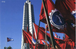 Lote PEP1498, Cuba, Entero Postal, Stationery, Workers Day, 1o De Mayo, 7-12, Bandera CTC, Flag - Maximumkaarten
