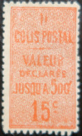 LP3219/23 - 1919/1923 - COLIS POSTAUX - N°30 NEUF(*) - Neufs