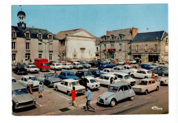 56 MORBIHAN MUZILLAC Place De L'Hôtel De Ville  Plan Peu Courant - Muzillac