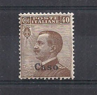 COLONIE ITALIANE 1912 EGEO SIMI SOPRASTAMPATO SASS. 6 MLH  VF - Ägäis (Simi)