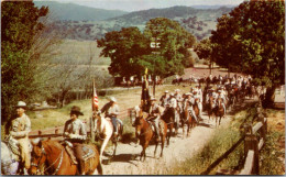 California Los Rancheros Visitadores Horseback Riders On Their Way To Santa Barabra Mission - Santa Barbara