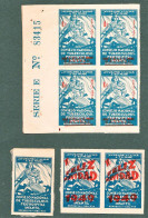 Cuba MNH And New Some Overprint 1947-49 Tuberculosis Medicine Child Hospital Merry Christmas Label Vignette Cinderella - Beneficiencia (Sellos De)