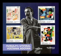 Armenia 2020 Mih. 1180/83 (Bl.104) Paintnings Of Arshile Gorky MNH ** - Armenia