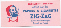 Buvard Vloeipapier - Pub Reclame - Papiers De Cigarettes Zig Zag - Cartoleria