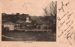 Vue Générale De Poët-Celard (Drôme) L'Eglise - Carte H.B. Dos Simple - Other & Unclassified