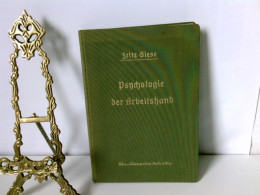 Psychologie Der Arbeitshand. - Psicologia