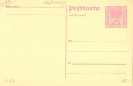 Austria:Postal Stationery, 200 Kronen, 1922 - Cartes-lettres