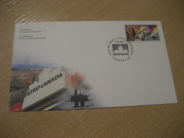 CALGARY 2000 Yvert 1817 Petro-Canada Oil Gas Petroleum Geology FDC Cancel Cover CANADA - 1991-2000