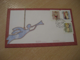 VICTORIA 1999 Yvert 1699/700 Christmas Noel Angels Anges Drum FDC Cancel Cover CANADA - 1991-2000