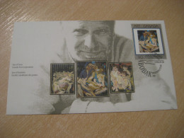 FREDERICTON 1998 Yvert 1600 Bruno Bobak Poland Painting Art FDC Cancel Cover CANADA - 1991-2000