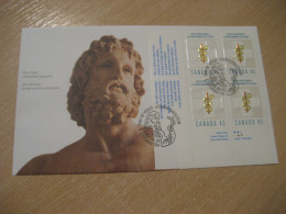 OTTAWA 1998 Yvert 1581 Health Professionals Sante Aesculapius FDC Cancel Cover CANADA - Médecine