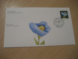QUEBEC 1997 Blue Poppy Int. Ornamental Horticulture Flora Floral Festival FDC Cancel Cover CANADA - 1991-2000