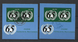 Bloc Nation Unies De Vienne Oblitéré N 20 - Blocks & Sheetlets