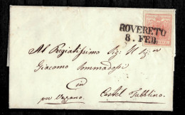 Italy Rovereto 1882  Old Cover - Pacchi Postali