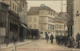 CPA Montereau Seine Et Marne, Place De La Grosse Pompe - Autres & Non Classés