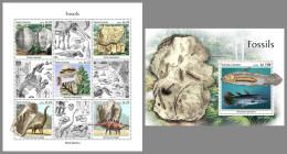 SIERRA LEONE 2023 MNH Fossils Fossilien Fossiles M/S+S/S - OFFICIAL ISSUE - DHQ2334 - Fossiles