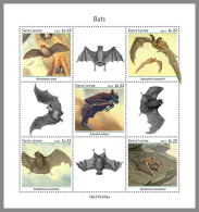 SIERRA LEONE 2023 MNH Bats Fledermäuse Chauves-souris M/S - IMPERFORATED - DHQ2334 - Chauve-souris