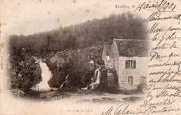 Delcampe - SAULIEU SAUT DE GOULOUX MOULIN A EAU 1901 PRECURSEUR TBE - Saulieu