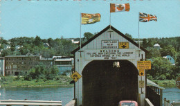 HARTLAND . CANADA . LONGEST COVERED BRIDGE IN THE WORLD - Autres & Non Classés