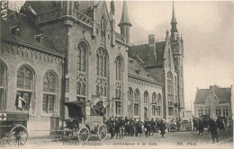 BELGIQUE - Furnes - Ambulance à La Gare - Animé -  Carte Postale Ancienne - Altri & Non Classificati