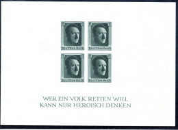 1659 GERMANY. 3rd. REICH #B103 IMPERF.S/S MNH - Blocks & Kleinbögen